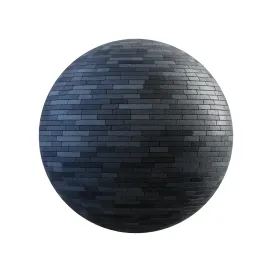 Dark grey rectangular stone pavement 1